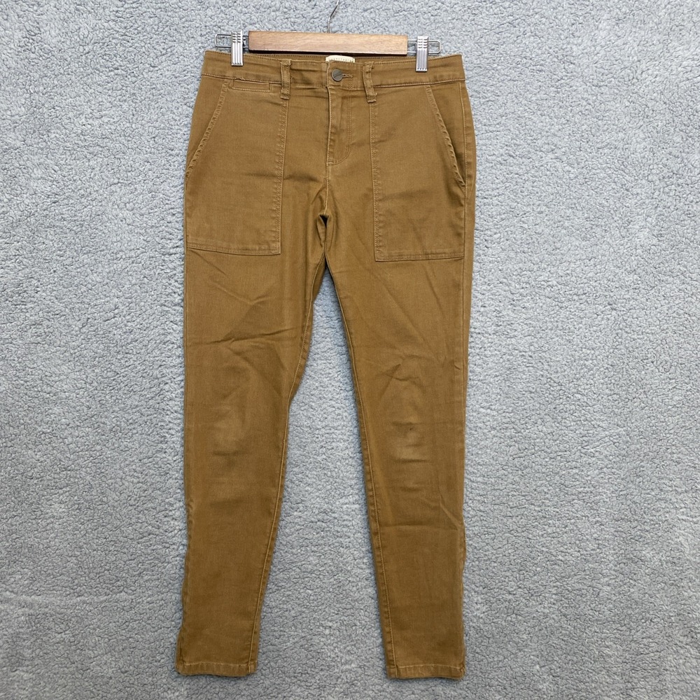 Anthropologie Sanctuary The Wanderer Utility Surplus Pants 26 Brown Slim Ankle